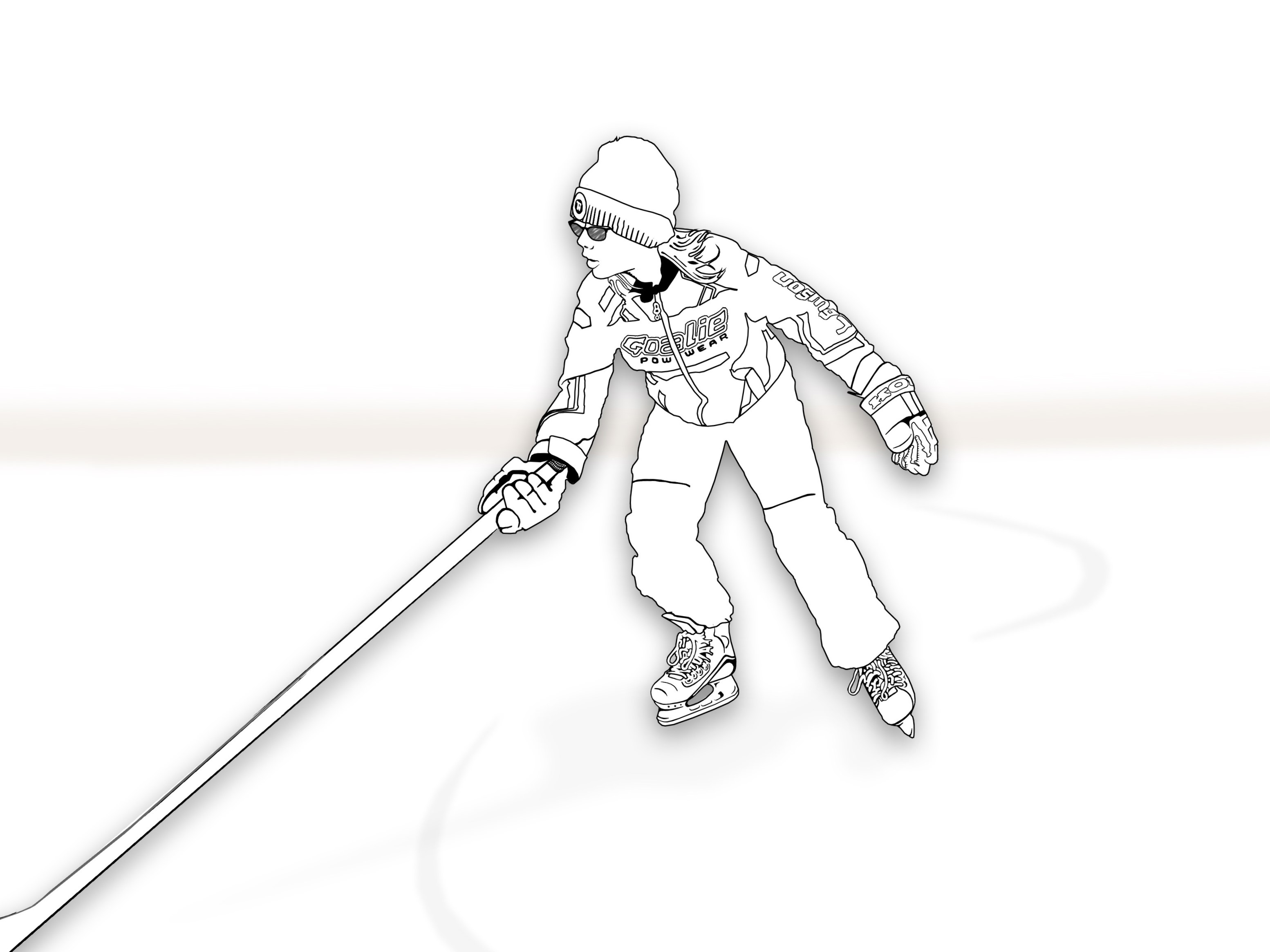 Sorry the coloring sheet didn't load, it can also be found
      on my Facebook Page at fb.me/goaliepow