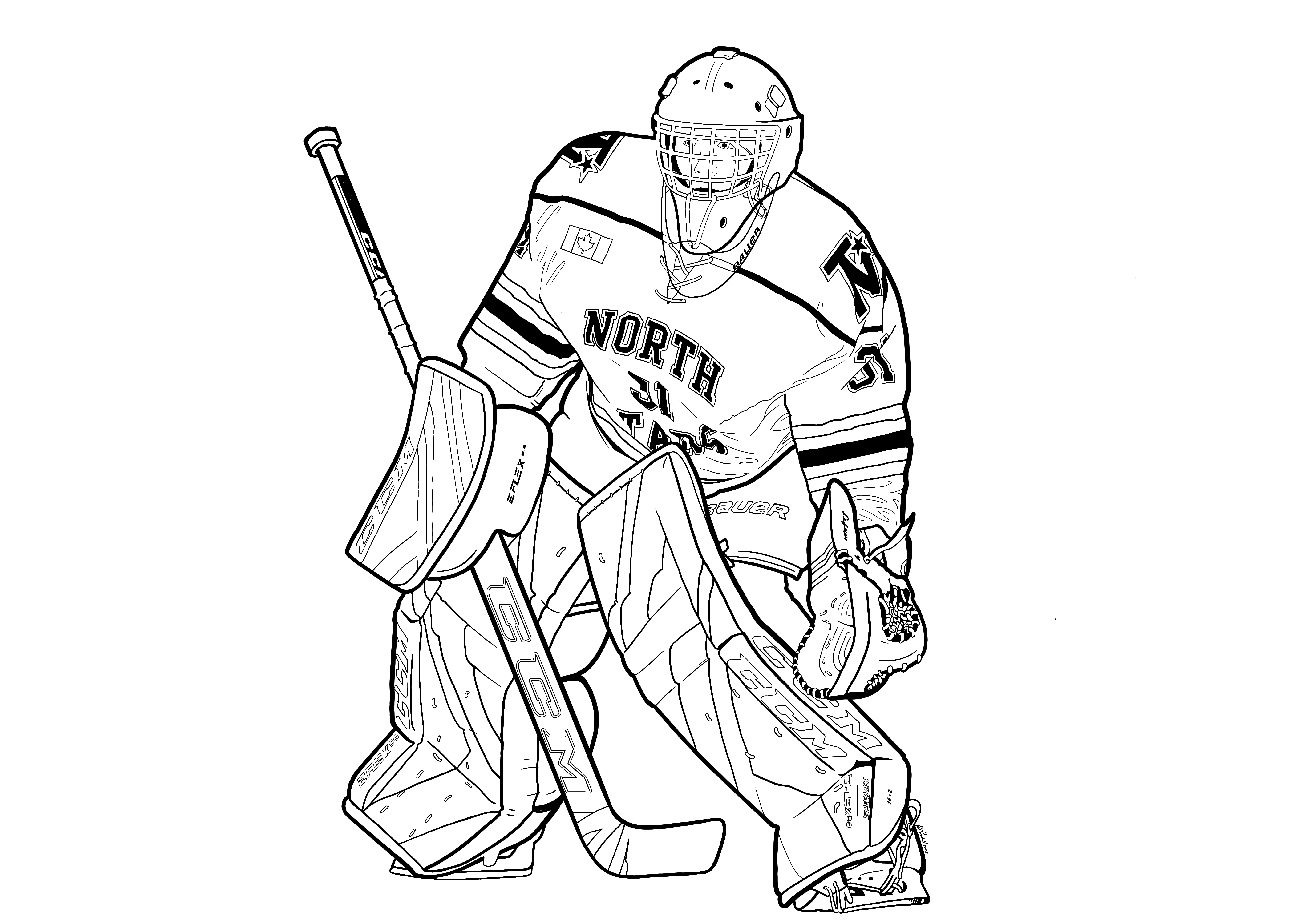 Sorry the coloring sheet didn't load, it can also be found
      on my Facebook Page at fb.me/goaliepow